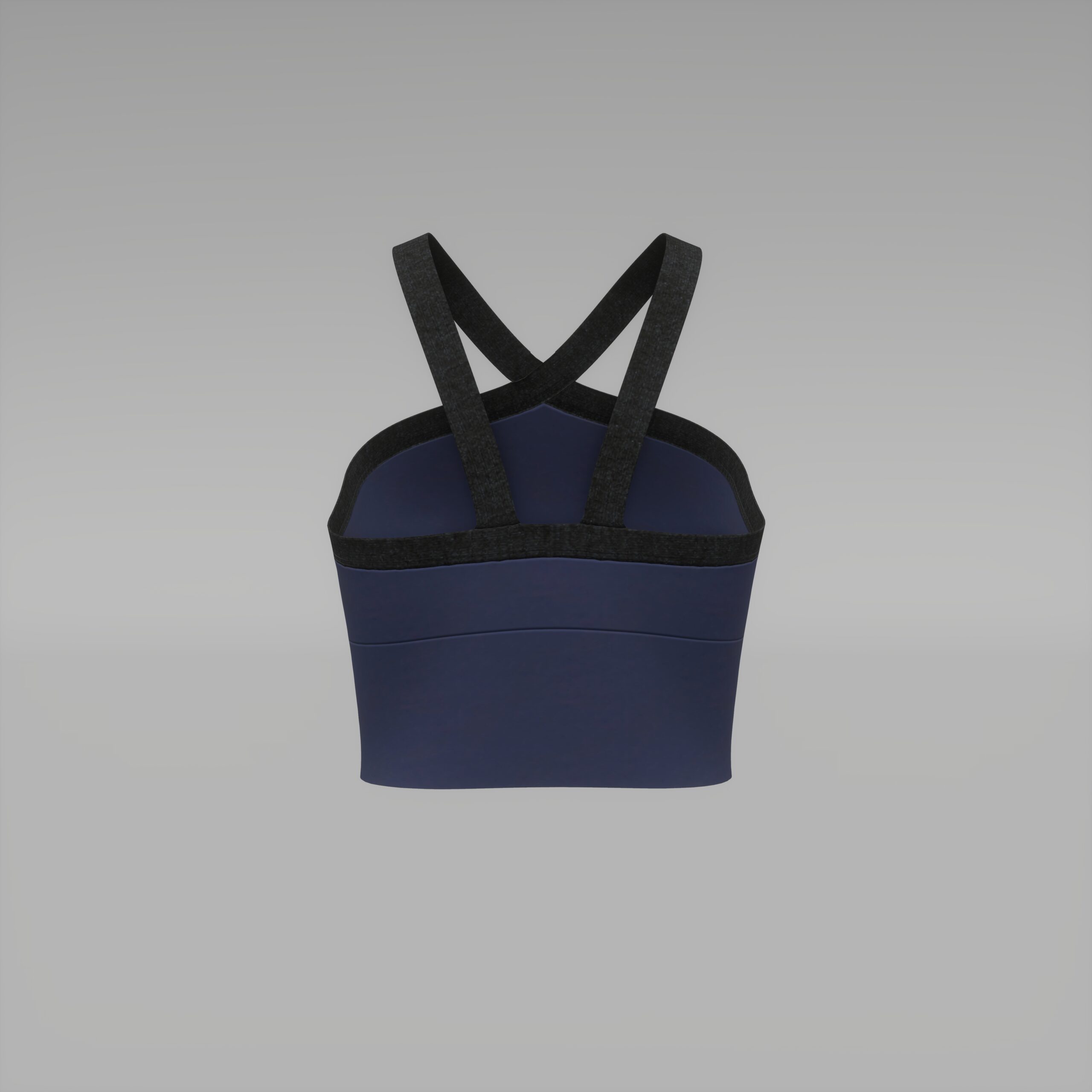 Womens Double Cross Halter Top - The Apparel Agency