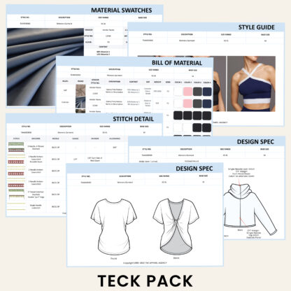 Tech Pack Pages Examples