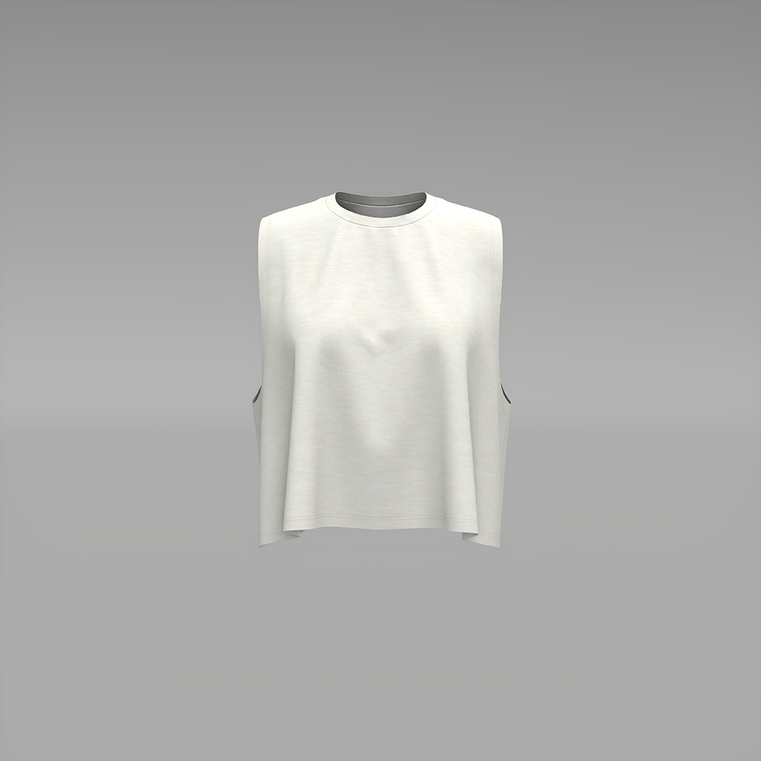 Cropped muscle hotsell tee womens