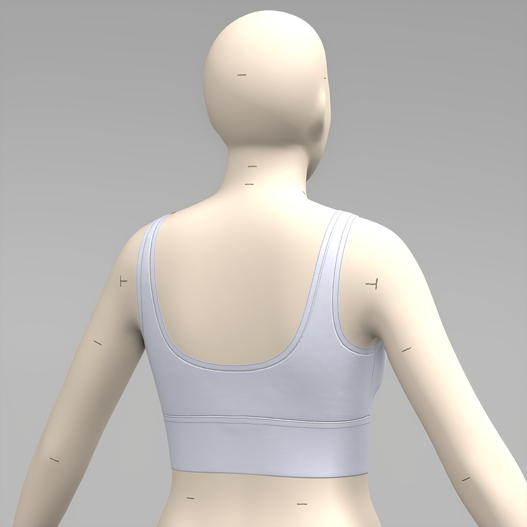 Womens Swim to Gym Bra - Image 4