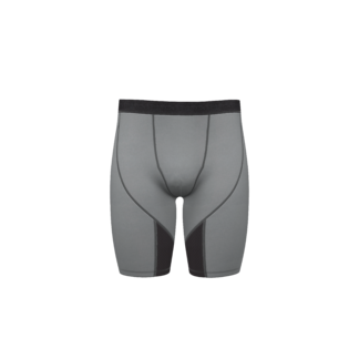 Men's Seamed Compression Short with Inside Mesh Jock