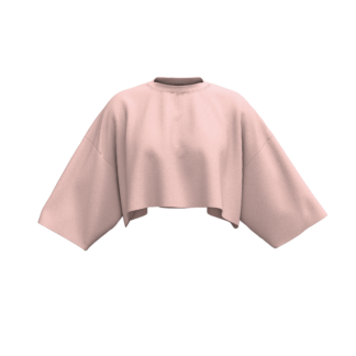 Women’s Cropped Wide Sleeve Sweatshirt