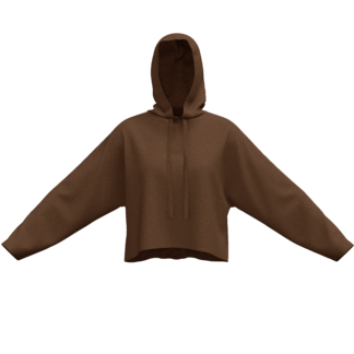 Women’s Cropped Panel Hoodie