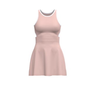 Women's Panel Tennis Dress Slit Detail